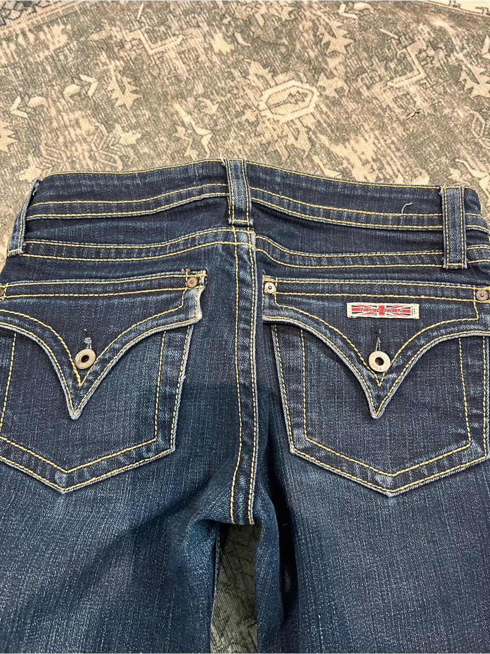 Hudson Jeans Dark Blue Straight Leg Women’s Jeans - Picture 5 of 7